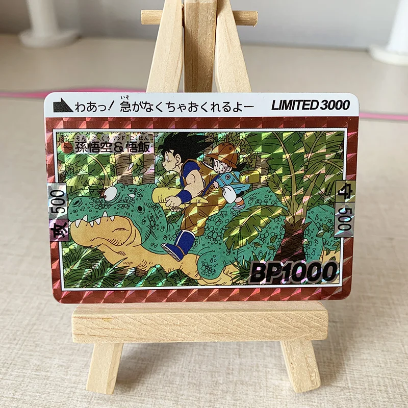 

Diy Dragon Ball Z Limited 3000 Collection Card Self Made Son Goku Son Gohan Color Flash Anime Card Gift