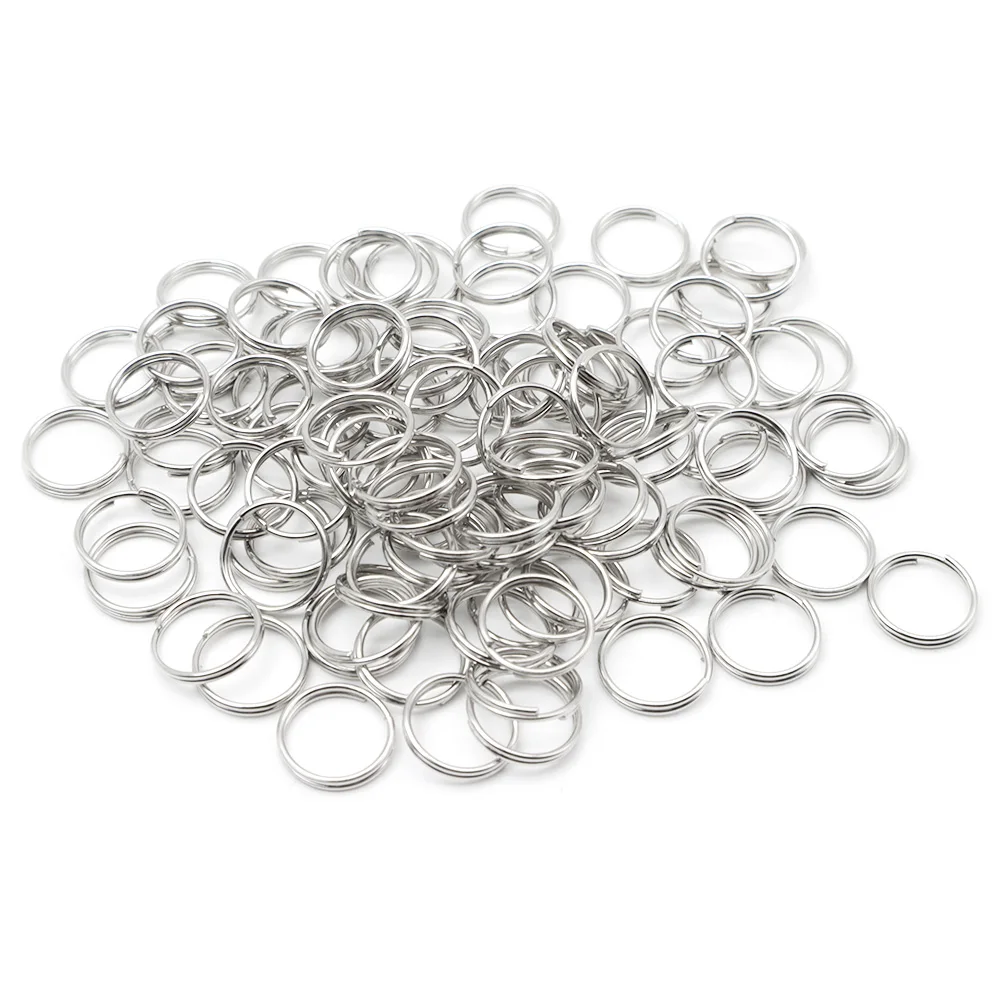 100 Stücke Heißer Verkauf Pet ID Tag 10 MM 15 MM Edelstahl Schlüsselanhänger Bunte Metall Charm Anhänger Liefert Zubehör – Detail 8