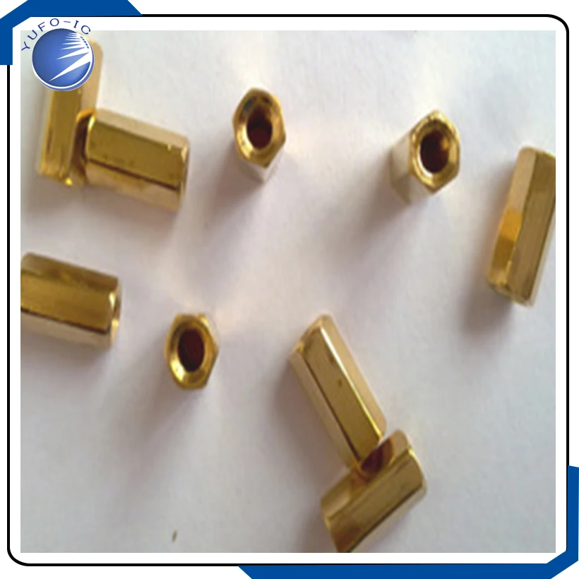 20pcs/Lot 10MM M3 10mm double pillars hollow pillars through six corner pillars spacer pillars 1CMConnector