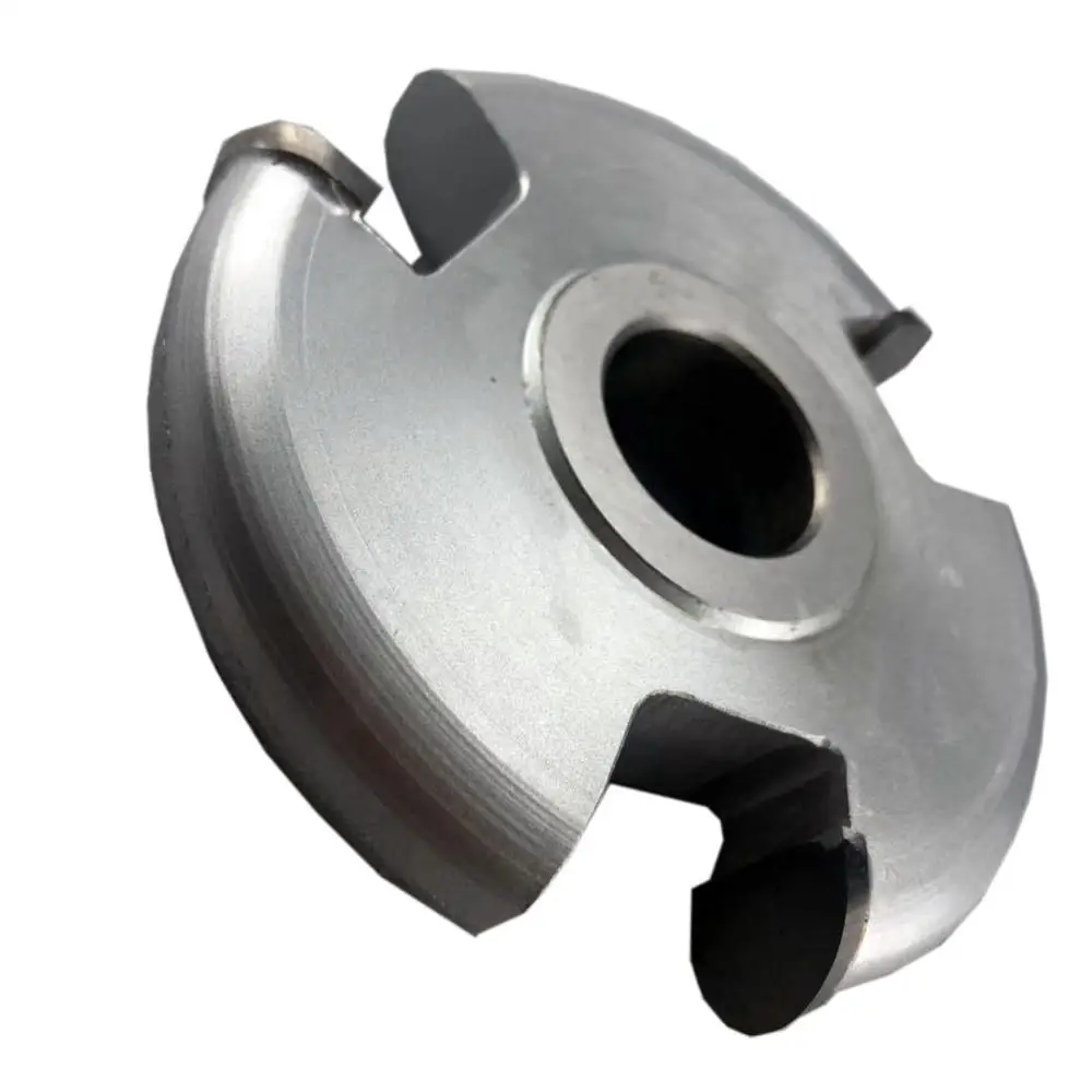 LIVTER Carbide Tipped 3-Wing Heavy-Duty Flute (Convex) 1/4 R x 4 D x 1/2 CH x 1-1/4 Bore Shaper Cutter