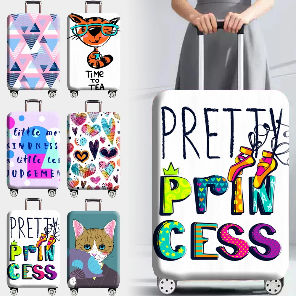 

Elastic Luggage Cover for 18-28 Inch Travel Suitcase Cover Protector Bag all-over print Trolley Duffle Case Traveling Accessorie