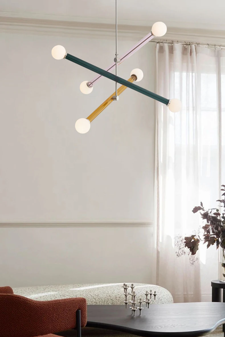 Minimalist Colorful Chandelier