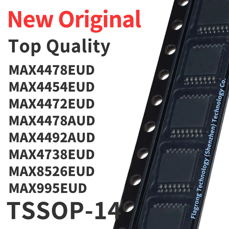 (1 Pcs) MAX4478EUD MAX4454EUD MAX4472EUD MAX4478AUD MAX4492AUD MAX4738EUD MAX8526EUD MAX995EUD TSSOP-14 New Original Chip IC