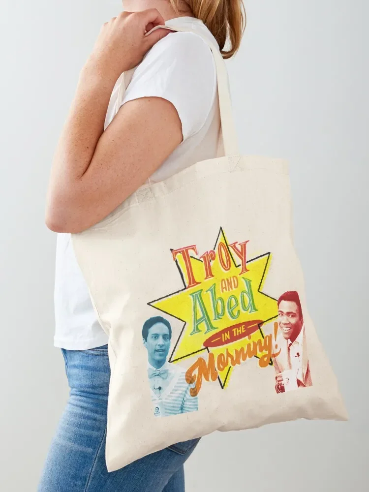 Troy and Abed in the Morning! Tote Bag Shopper Canvas bag for women Cloth bag Cloth bags