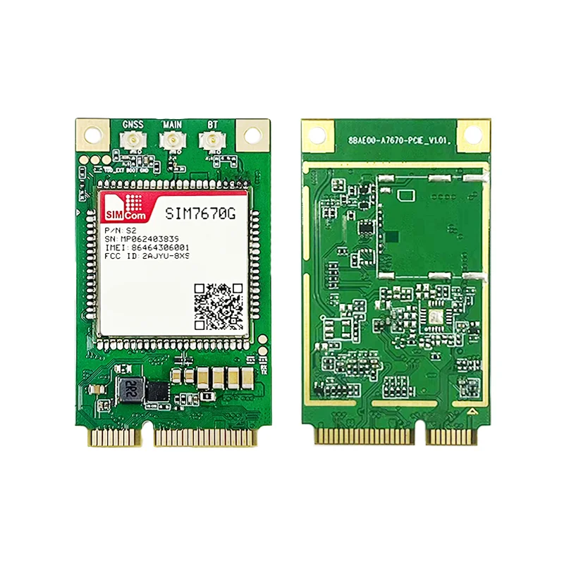 

SIMCOM CAT1 LTE Module SIM7670G-LNGV-PCIE