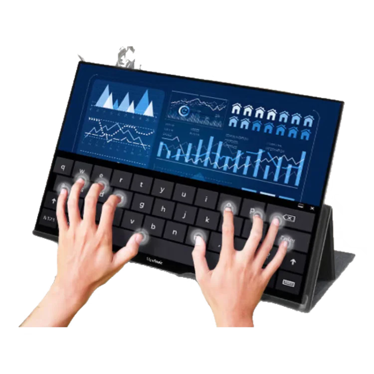 15.6-inch p ortable display can be connected to the touch screen viewsonic TD1600 IPS PANEL SCREEN HDMI+TYPE-C 1K60HZ SPEAKER