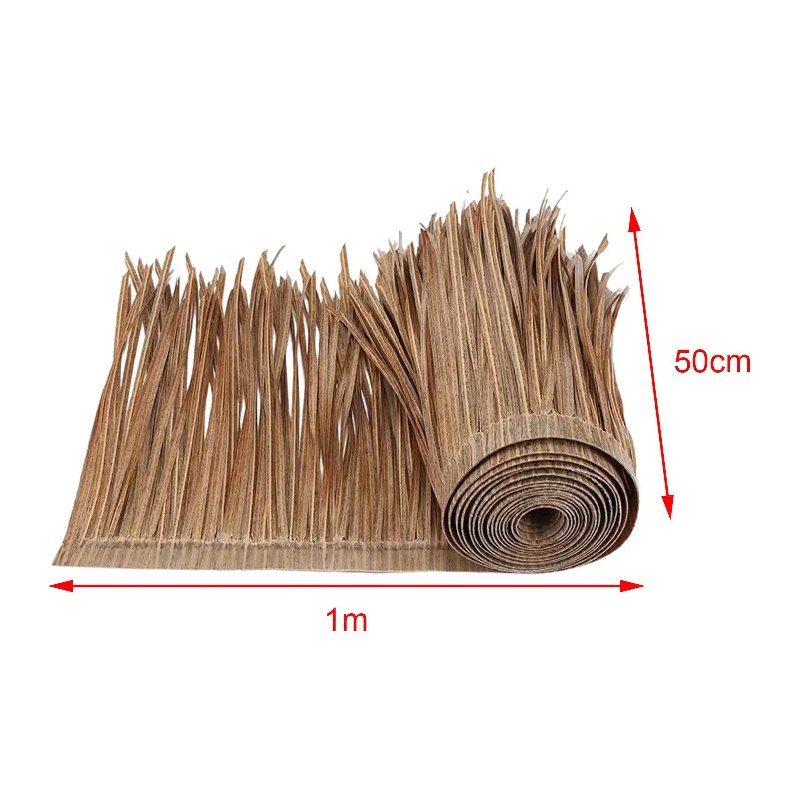 Artificial Palm Thatch Rolls Mexican Roof Thatch Tiki Bars Hut Grass for Hut