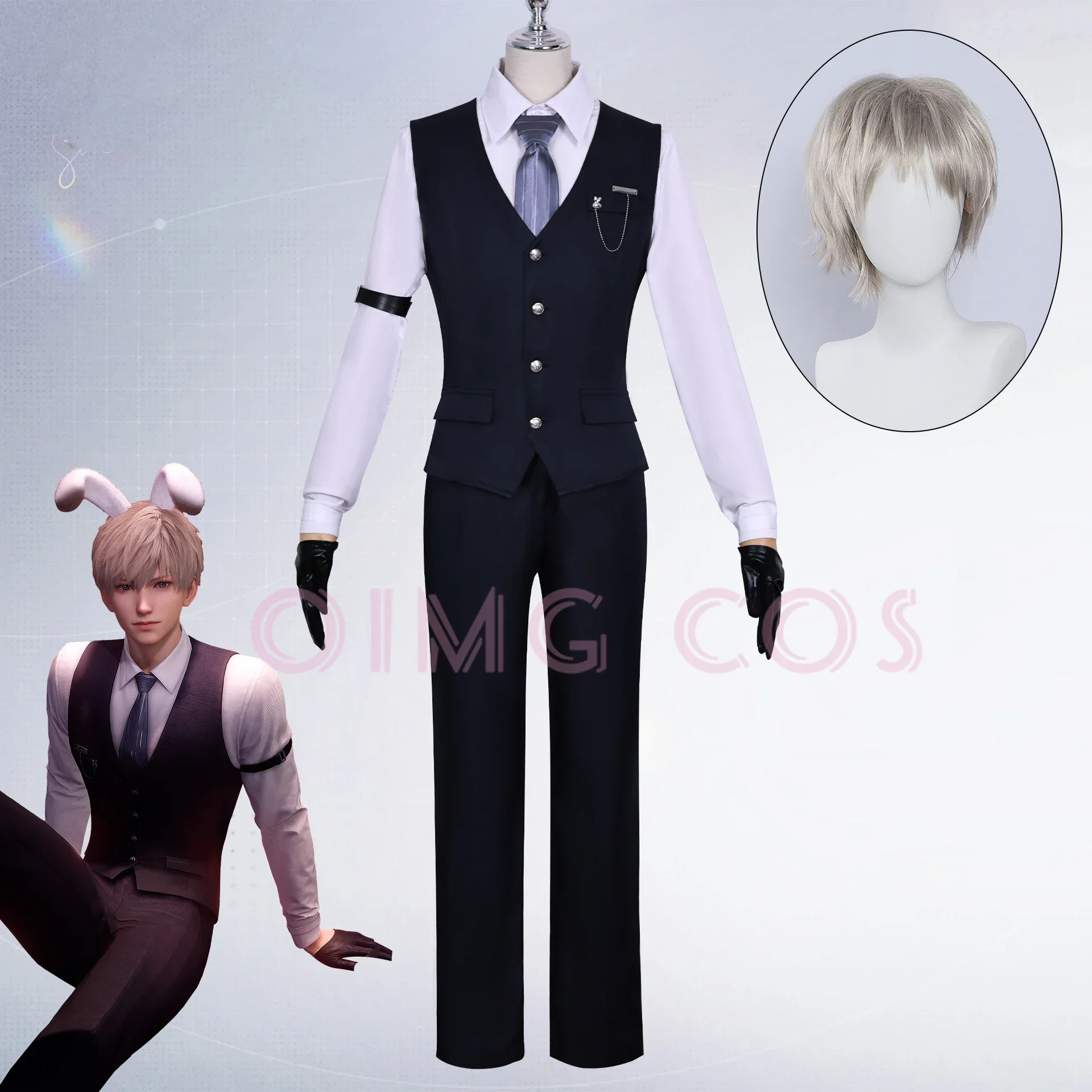 

Love and deepspace Xavier Cosplay Costume Carnival Uniform Adult Anime Party Halloween Costumes Masquerade Men Game