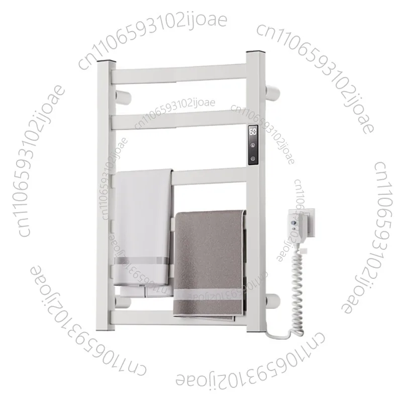 Cross-border Space Aluminium Electric Towel Warmer Smart Bathroom Heated Towel Dryer Home Storage Towel Rack