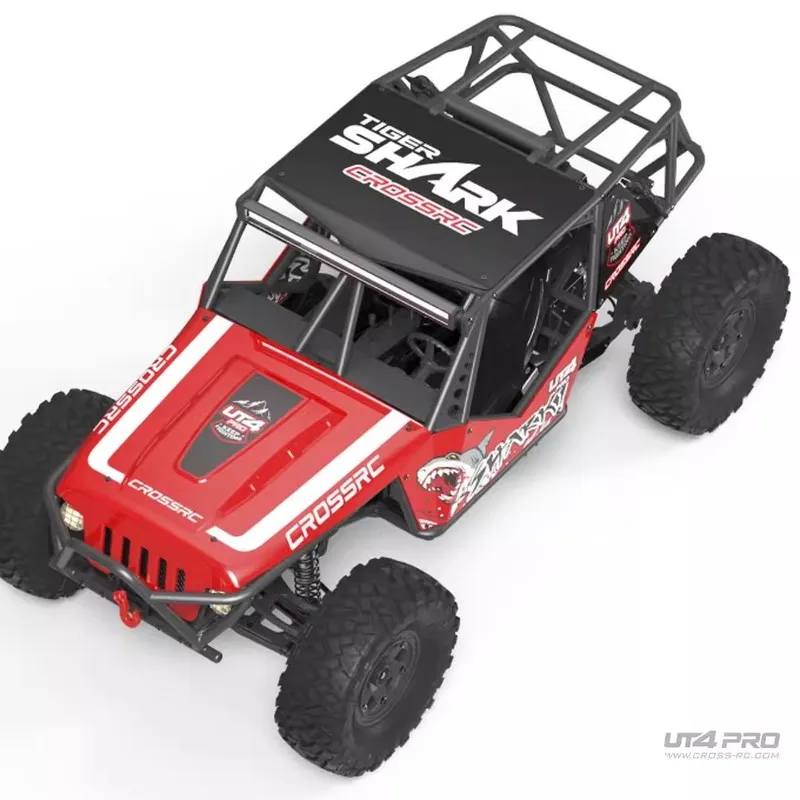 CROSSRC UT4 Pro Tiger Shark 1/7 Remote Control Climbing Vehicle Dual Speed Transmission Crossover RC Off Road Vehicle Model