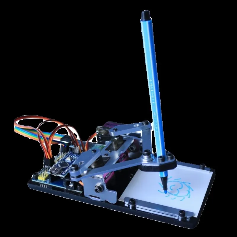 Drawbot-Robot manipulador MG90S, máquina de dibujo por aplicación, para Arduino, Kit DIY