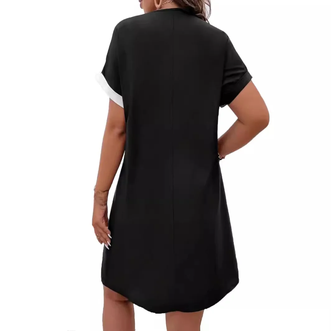 T-shirt rond tendance pour femmes, imprimé floral Ne 3D, ourlet ample, Dr décontracté, taille haute, Polyester, chauve-souris, Sve ort Sve