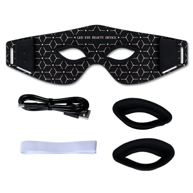 Maska na oczy Masażer do oczu Urządzenie do pielęgnacji urody Urządzenie do usuwania worków pod oczami 630NM 850NM Blisko podczerwień Terapia światłem czerwonym Urządzenie do maski na oczy