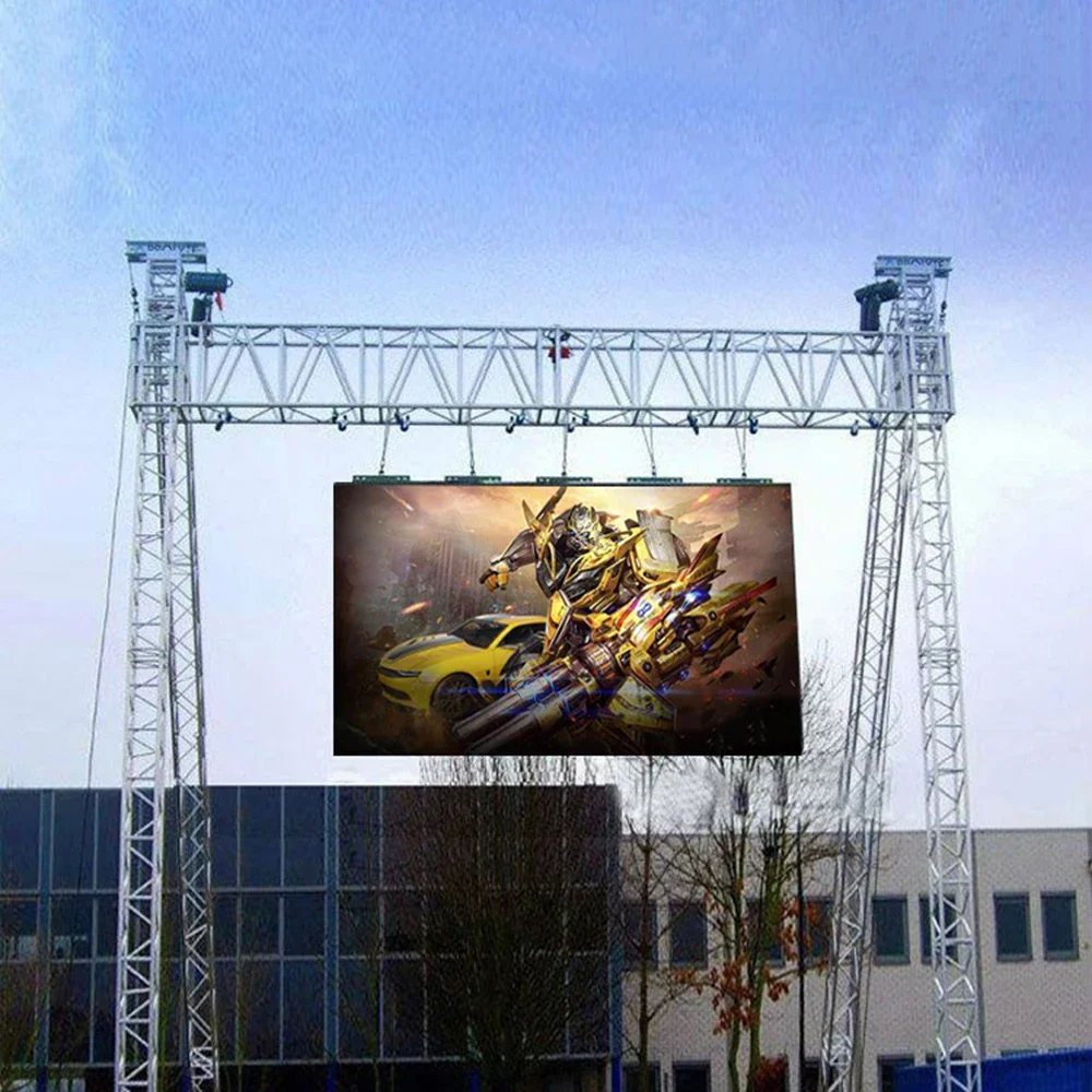 BOTAI Outdoor Waterproof LED Screen P3.91 500X500mm Die-Cast Aluminum Cabinet LED Electronic Large Screen Panel LED Video Wall