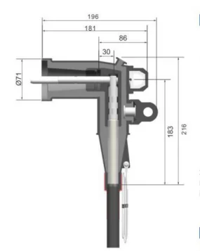 15KV 200A/موصل أمامي لقطع الحمل/بيع ساخن/35mm2-150mm2
