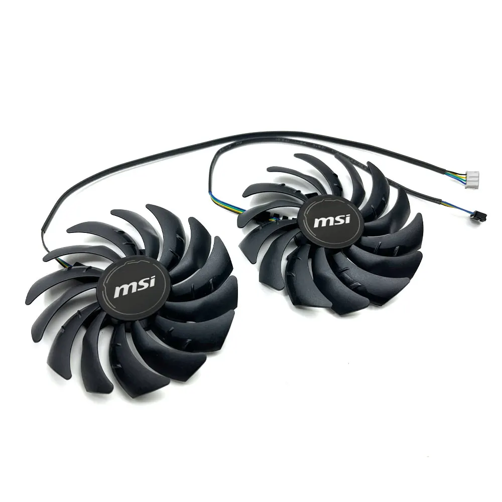 NEW 95MM PLD10010B12HH RX 6600 MECH 2X 8G GPU Fan，For MSI Mech Radeon RX 6600、6600 XT、6700 XT MECH 2X Video card cooling fan