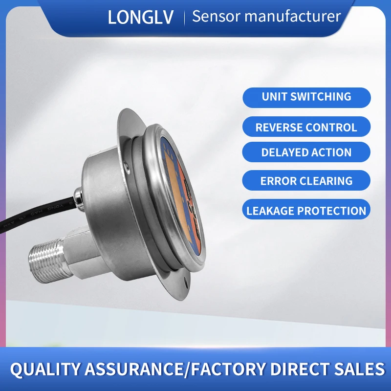 LONGLV YL-805Z axial intelligent digital display pressure controller hydraulic oil and water treatment equipment