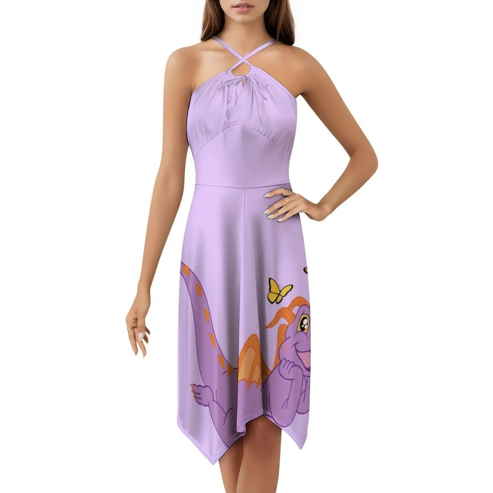 فستان One Little Spark للسيدات على طراز الهيب هوب ملابس الشارع مطبوعة برسومات جرافيك للحفلات والنوادي ملابس التنين في السهرة