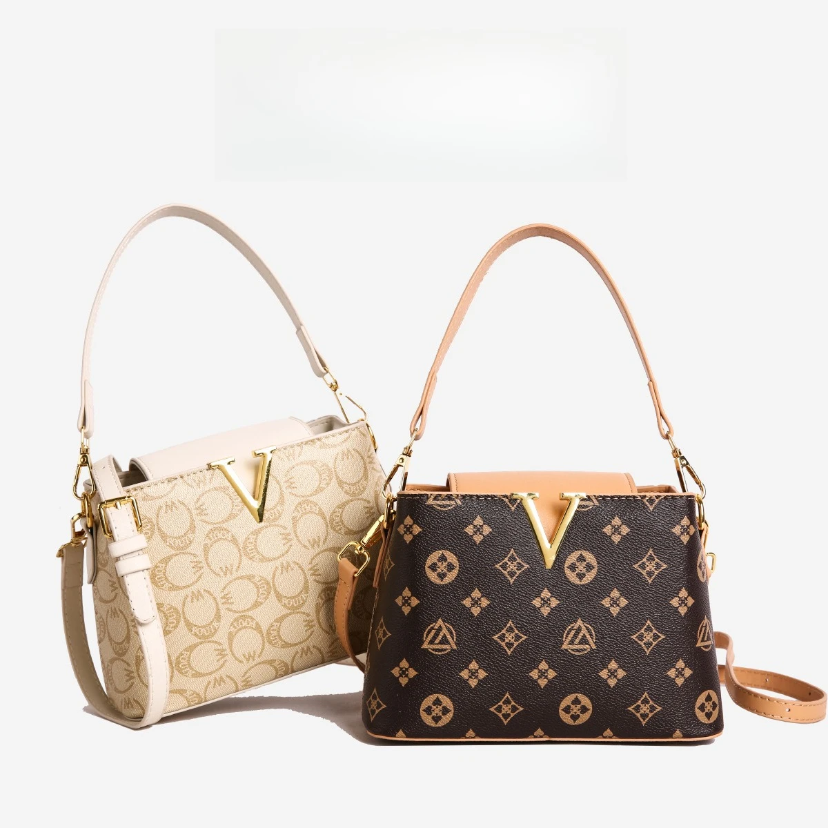 

2026 Women's Printed Tote Bag Large Capacity Shoulder Bag Fashion Crossbody Purse for Work Casual Commuter