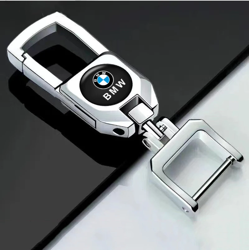 Fashion Metal Key Ring Car Pendant Keychain Accessories For BMW Series i3 i4 G07 G06 G05 G02 G01 F48 F39 G42 G30 G20 G26 F01 F02