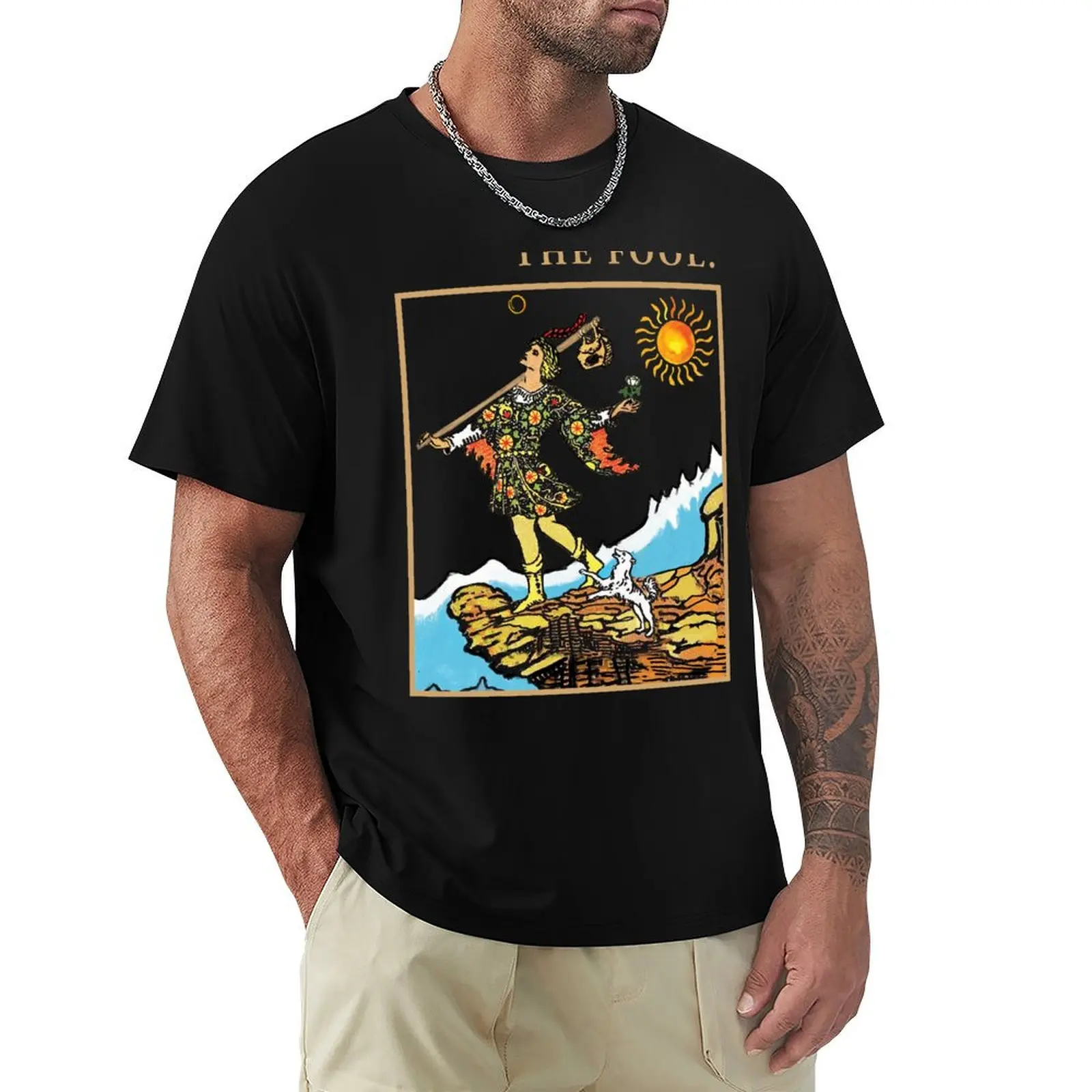 The Fool tarot -The Fool- Tarot Card T-Shirt Anti-Perspiration Workout Top