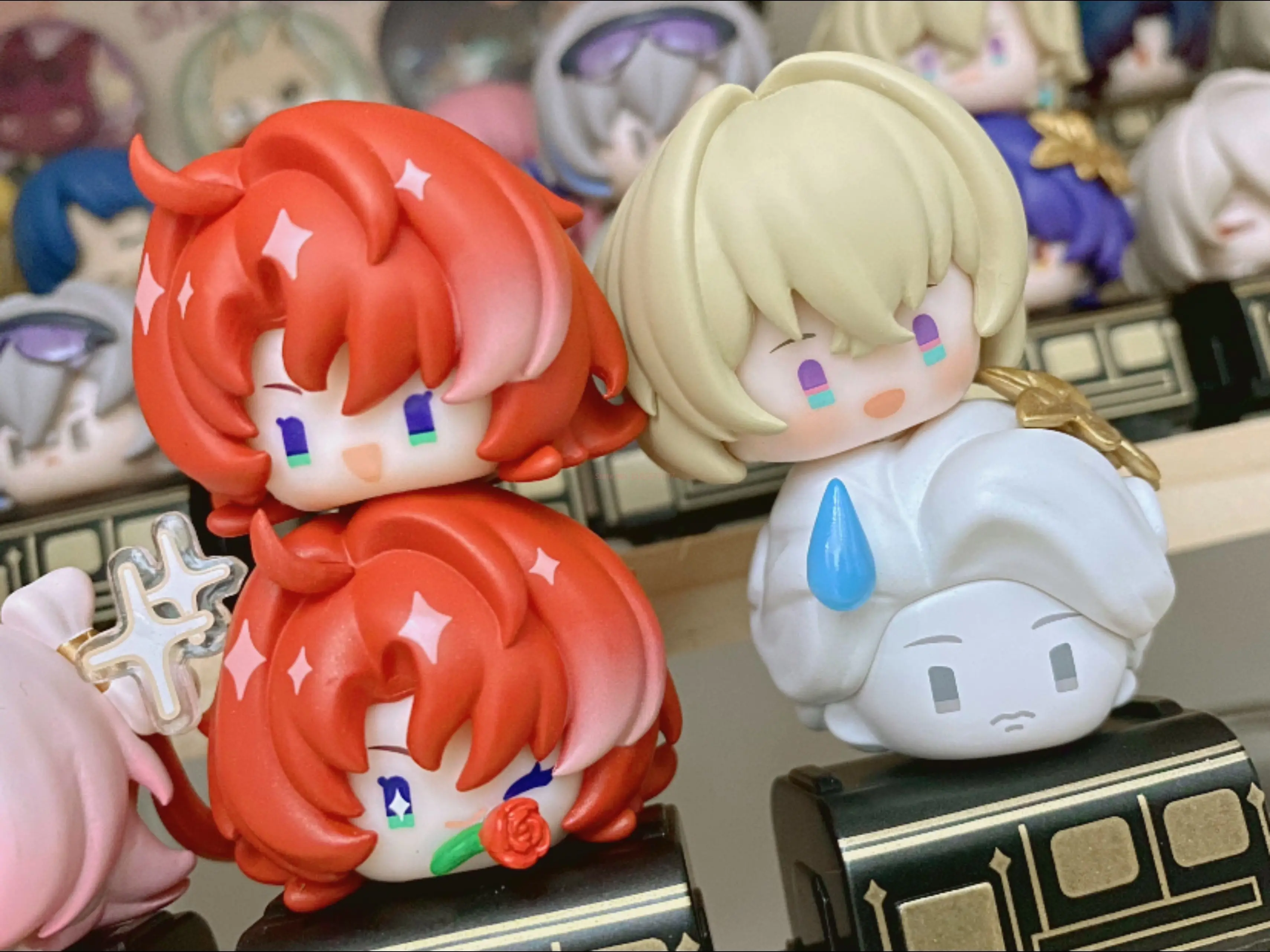 

Honkai: Star Rail Q-Version Blind Box Argenti Kawaii Aventurine Doll Game Peripheral Firefly Decoration Model Toy Gifts