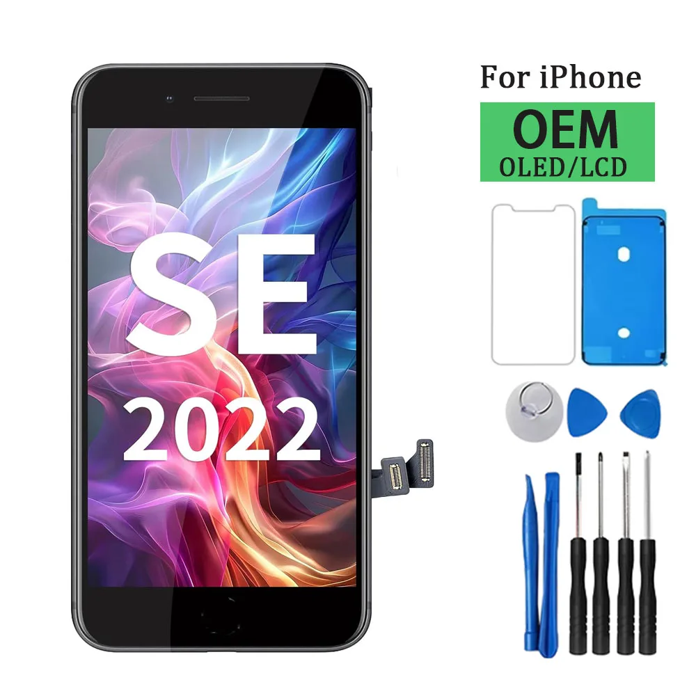 A+++ Quality For iPhone 8 LCD Screen Replacement Display 3D Touch Full Assembly SE2020 A1863 A1905 A1906 A1907