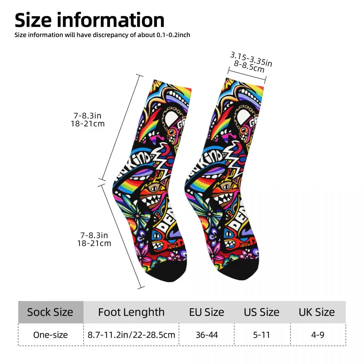 Bear Kawaii Socks Shopping Cartoon Pattern Socks