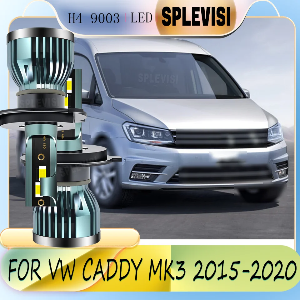 

H4 Easy Install High Brightness IP68 Waterproof LED Headlights Main Dipped Beam For VW Caddy MK3 2015 2016 2017 2018 2019 2020