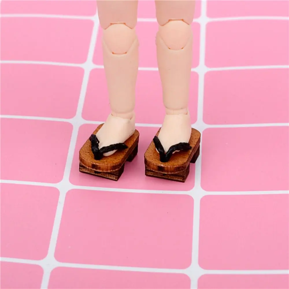 1 Pair Japanese Style Obitsu 11 Doll Shoes Kimono Mini 1/12 Bjd Doll Shoes GSC Cute 1/12 Bjd Doll Accessories Toys Accessories