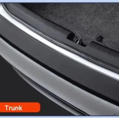 For Ford Equator Sport 2021-2025 Leather Car Stickers Door Sill Strips Anti-Step Protection Pedal Trunk Anti-Scratch Accessories