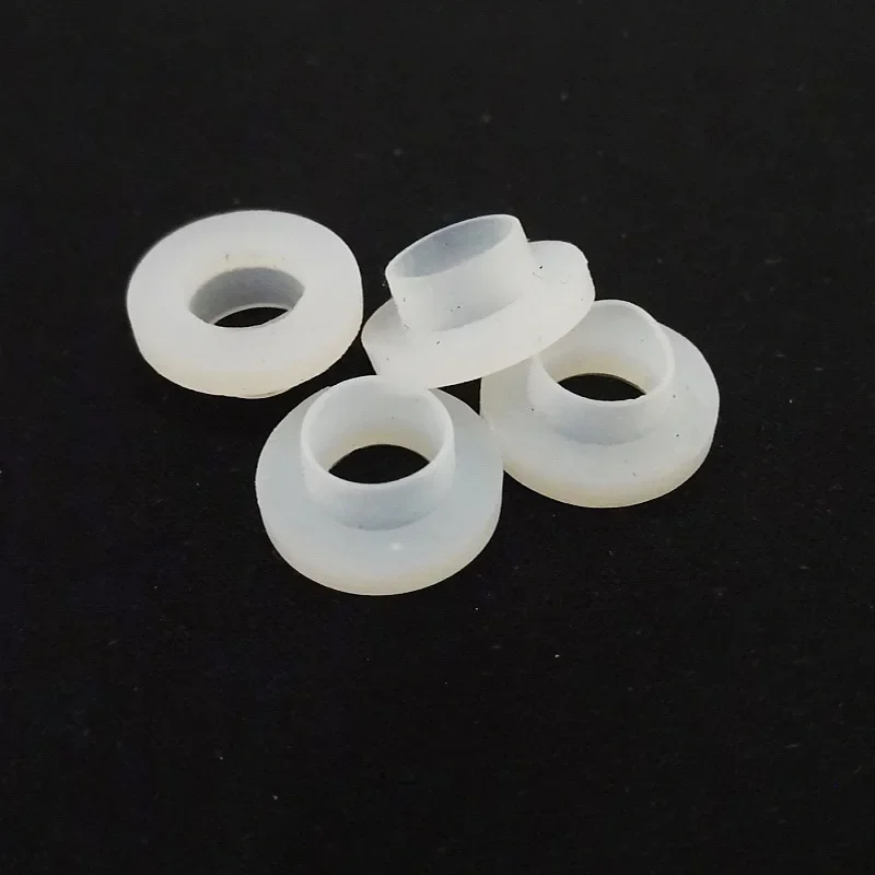 yes10x Silicone Washer Shoulder Bulge  Sealing Flange Gaskets Spacer for Downspout Downpipe Faucet OD19mm ID 10mm 19mm x 10mm x