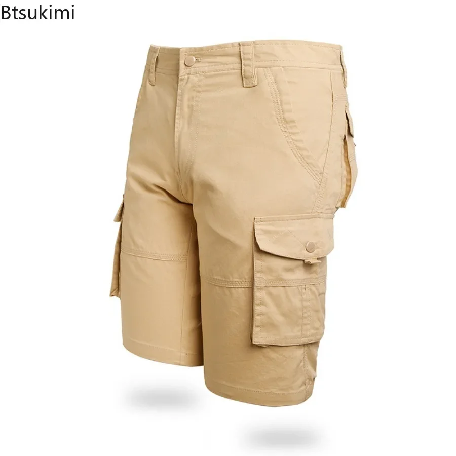 Summer New Men's Military Cargo Shorts Fashion Casual Camouflage Cotton Short Pants Male Multi-pockets Camo Sweatpants Plus Size