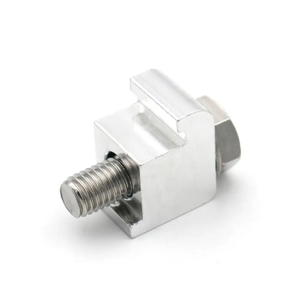 1Pcs M8 M10 M12 ISO Vacuum Flange Clamp Stainless Steel Bolt Aluminum Alloy Vacuum Flange Caliper Single Double Wall