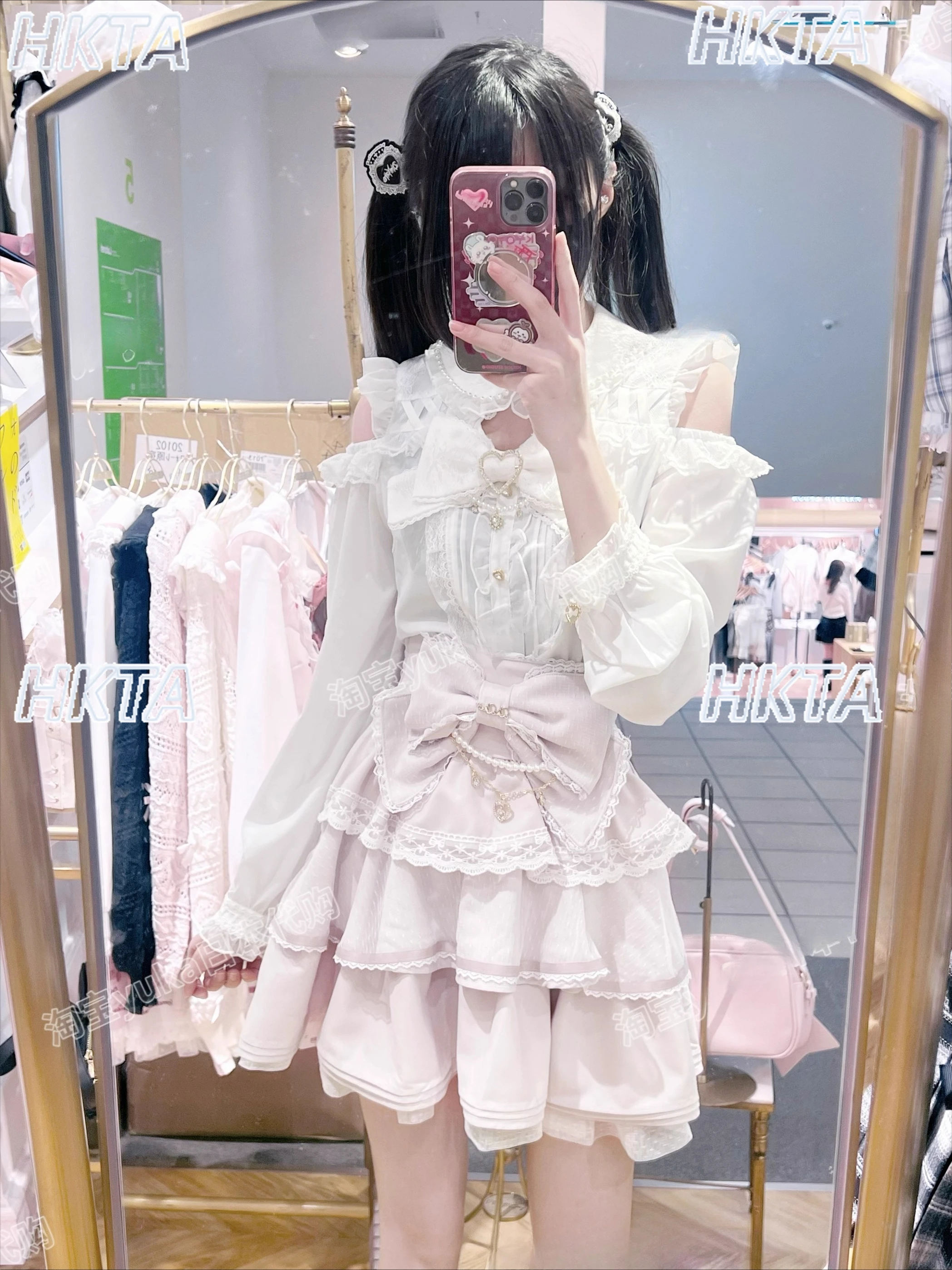 

Liz Skirts Women Japanese Style Mass-Produce Elastic Waist Short Cake Skirt Summer New High Waist Slim Fit Ruffled Pleated Skirt