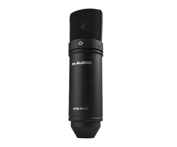 M-AUDIO NOVA Black Professional Large Diaphragm Condenser Live Microphone for singing,instrumental playing and recording