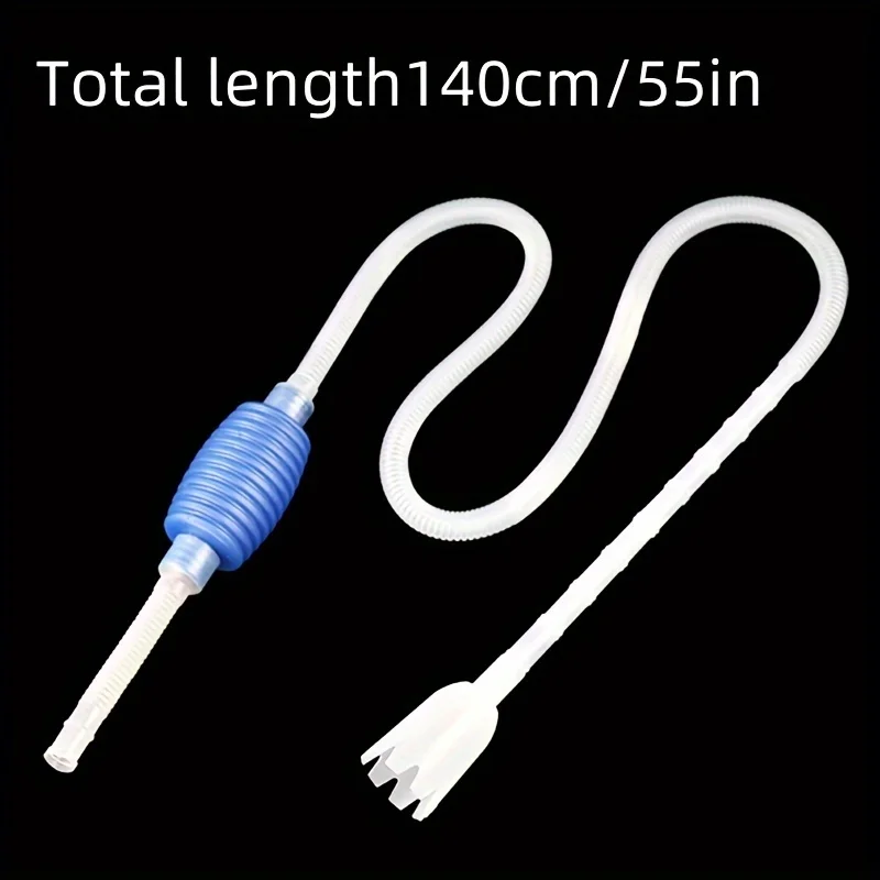 1.4m Fish Tank Aquarium Water Changer Kit Aquarium Cleaning Tool Water Changer Gravel Cleaner Siphon Filter Pump Pet Accessories