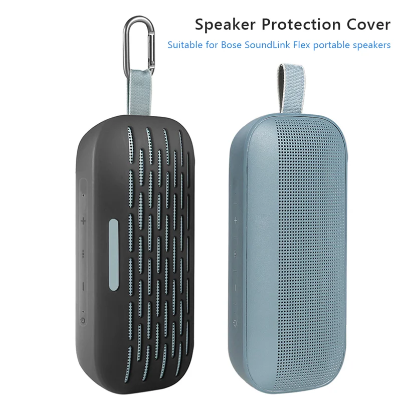 A41Z-Silicone Speaker Case For Bose Soundlink Flex Wireless Speaker Protective Cover Bluetooth Speaker Accessories