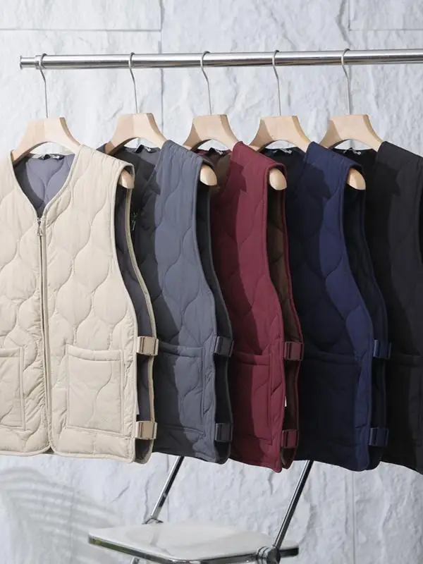 

Легкий теплый уличный хлопковый жилет для осени и зимы, повседневный, ветрозащитный, водонепроницаемый, универсальный, для мужчин и женщин