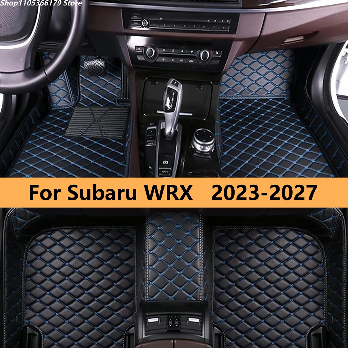

Автомобильные коврики из кожи для Subaru WRX 2023-2027: полный комплект, ковровые покрытия для пола, коврики для ног