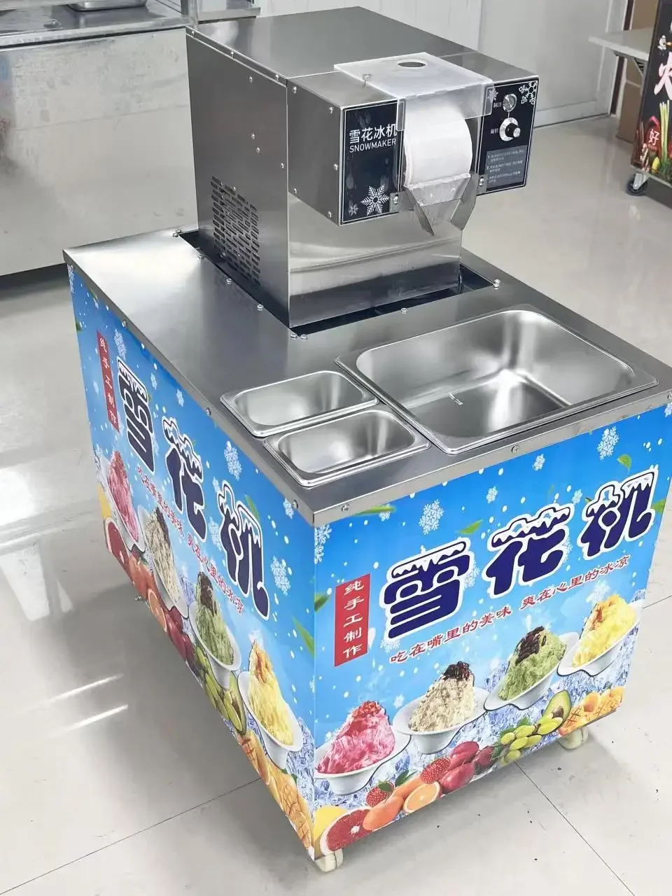 for Commercial Snow Flake Ice Making Machine  Professional Snow Flake Ice Machine