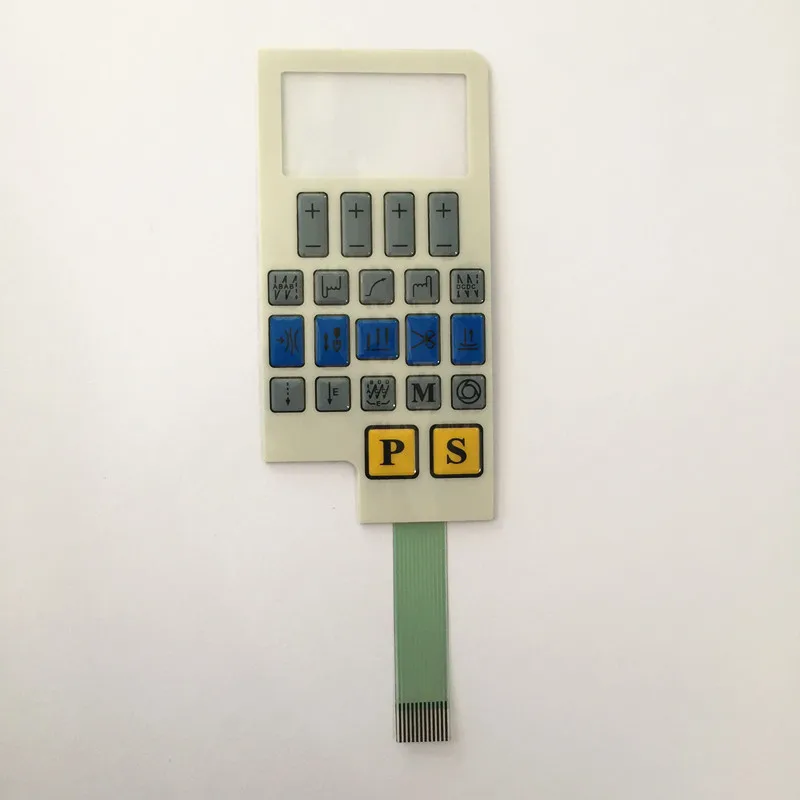 Qixing huibao marca caixa de controle operação placa painel adesivo interruptor de membrana bloqueio ponto máquina costura industrial peças reposição