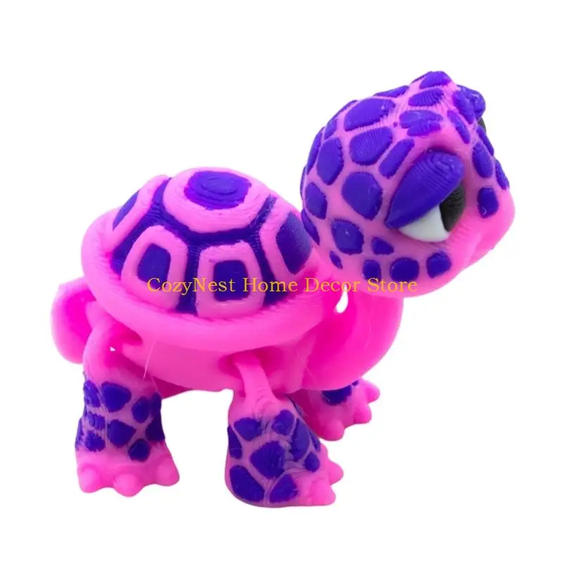92MF 3D Printer Turtles Articulated Tortoise Ornament Tortoise Statues Fidgety Toy