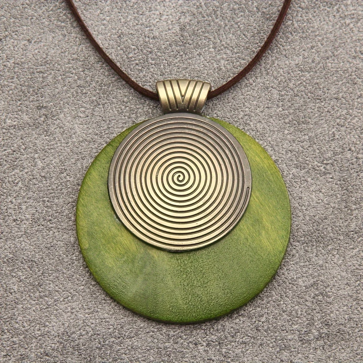 1 Stylish Retro Threaded Pendant Long Necklace, Bohemian Ethnic Style Sweater Chain Unisex Couple's Gift for Girlfriend or Mother - Teacher's Day Present