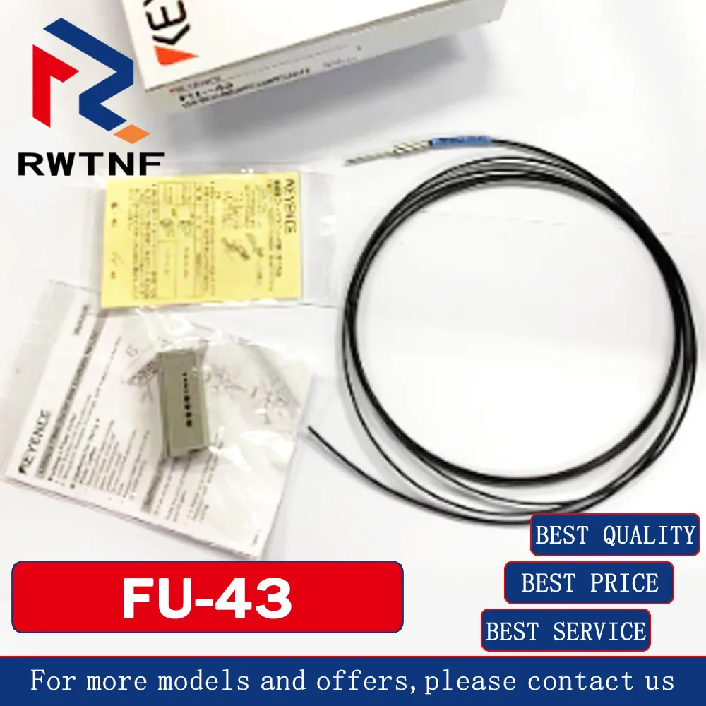 FU-43 New Genuine KEYENCE sleeve reflective fiber optic sensor, 100% original warehouse stock