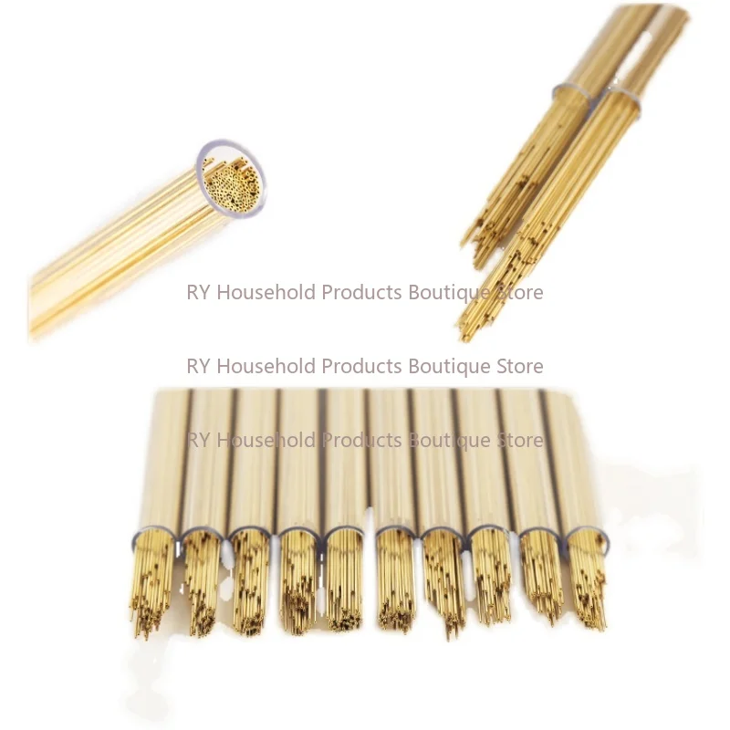 Hole Punching Machine Copper Pipe Perforator Electrode Tube Rod Brass Ultra Fine Bamboo Diamond Single Hole 0.3-1.5 400mm 500mm