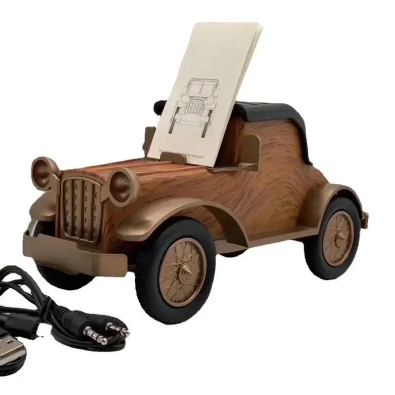 Model Bluetooth speaker, retro wireless overweight subwoofer radio, creative gift