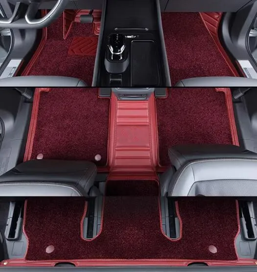 Custom full set car floor mats for BMW X7 G07 2026-2019 6 7 seats Top quality rugs waterproof double layers carpets for X7 2025