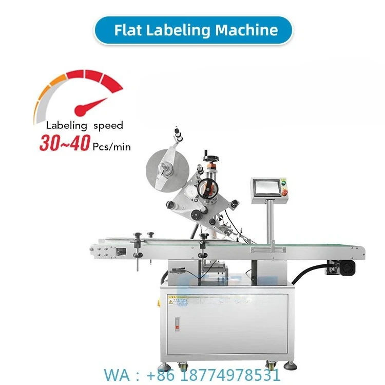 A Bottle Labeling Machineutomatic Glass Jar Beer Cans Sticker Wine Water Bottle Round