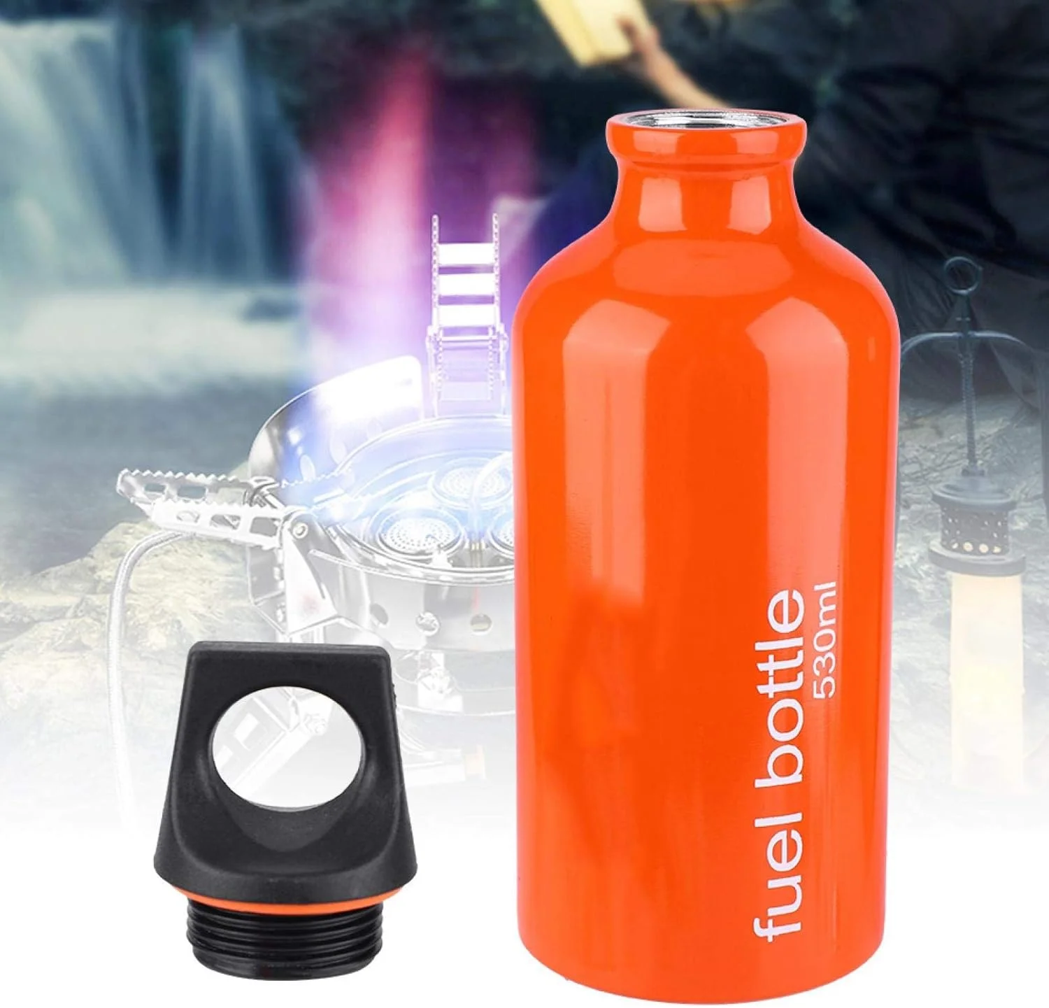 530/720/1000ml Fuel Storage Bottle Portable Gas Stove Oil Containers Fuel Storage for Outdoor Camping Hiking